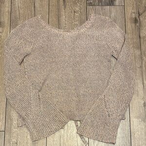 Women's Knit Sweater - Beige
